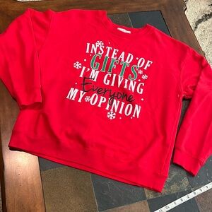 Woundup Christmas Crew Neck Sweatshirt size XXL NWOT